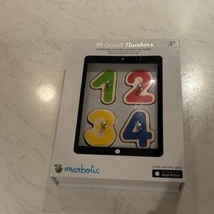Marbotic Interactive Wooden Numbers for Tablet - Multicolor